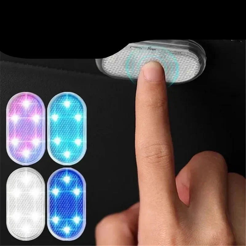 Luzes LED sem Fio para Interior de Carro Neon Automotiva Recarregável por USB