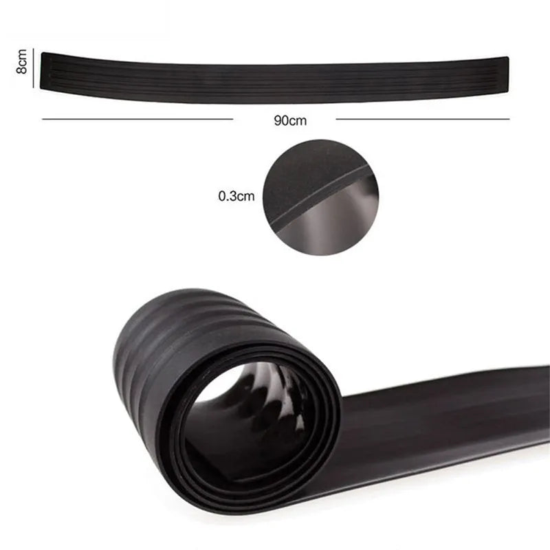 Spoiler Traseiro de Borracha Fibra de Carbono Universal 1.5M 5D