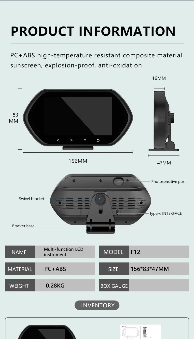 Velocímetro Painel Digital HUD OBD2 após 2008
