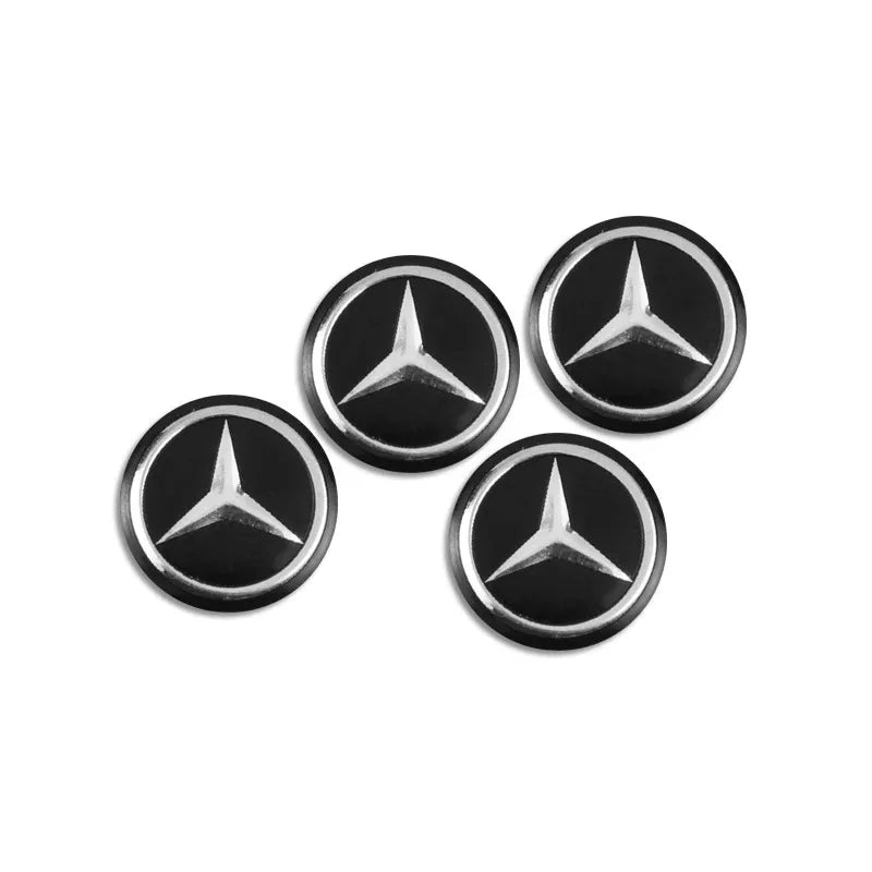 Adesivos de Emblema de Chave de Carro de 14 mm Mercedes Benz