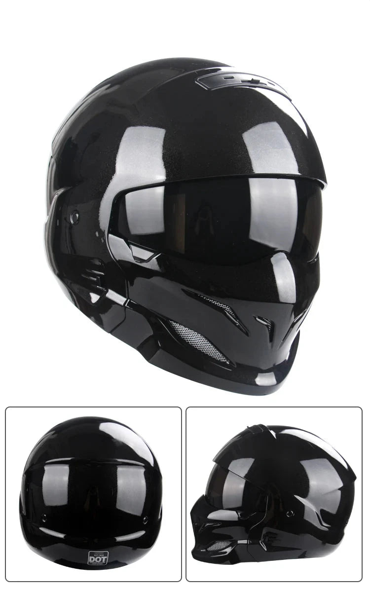 Capacete Retro Destacável Scorpion Predador Gringo