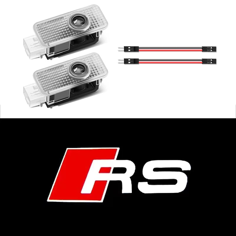 Luzes de porta de carro, projetor de logotipo HD