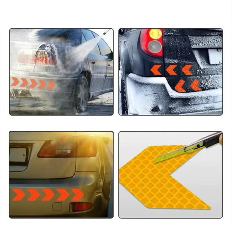 Adesivo de Seta Refletiva para Carro Top.