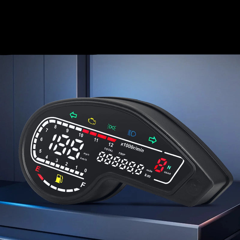 Velocímetro Painel digital Universal para Motocicletas em LED