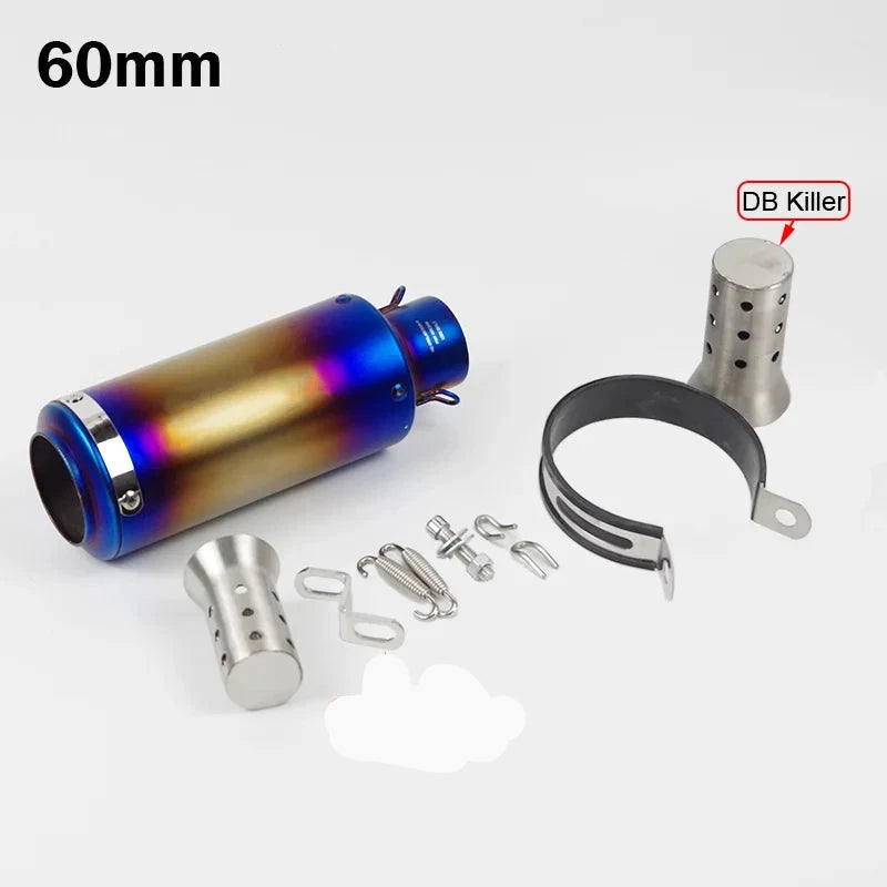 Ponteira Moto Universal 51mm 60mm para Honda Yamaha Suzuki Kawasaki