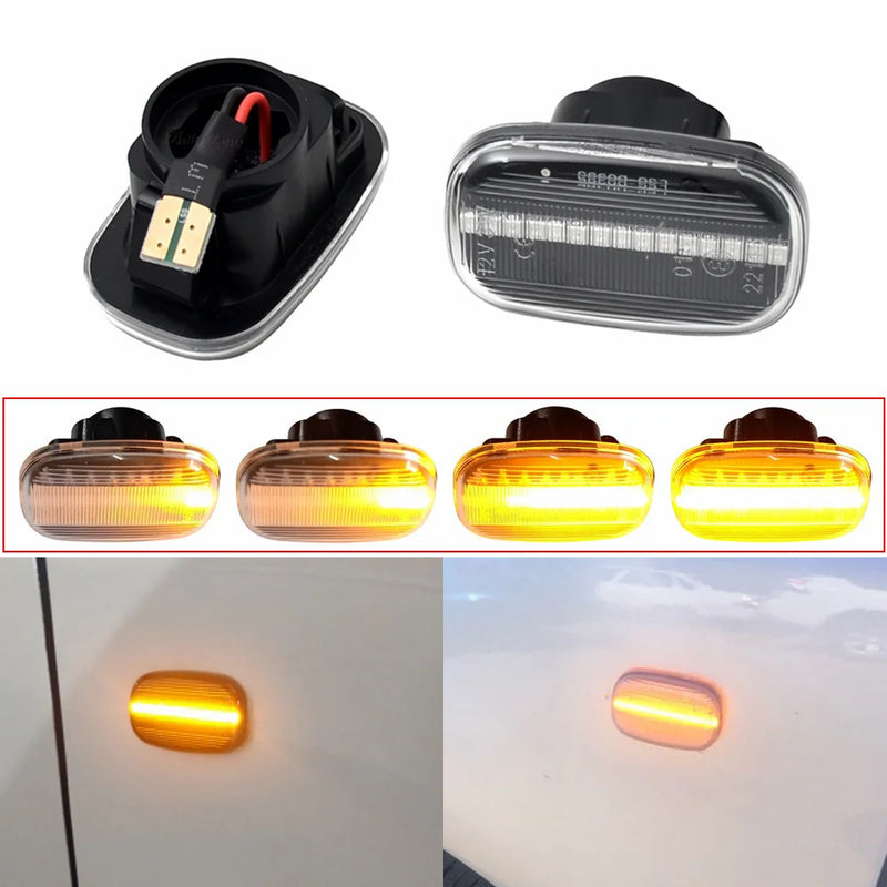 Pisca Led Lateral Sequencial Toyota Corolla E10/E11/E12 Yaris Verso Hilux Surf N21 RX