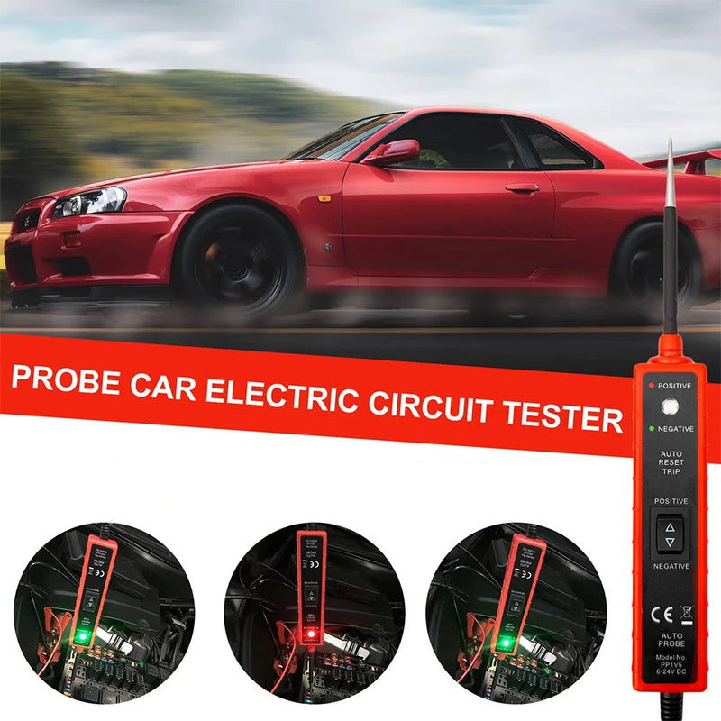 Caneta de Teste de Sistema Elétrico Automotivo EM285 6-24 V DC