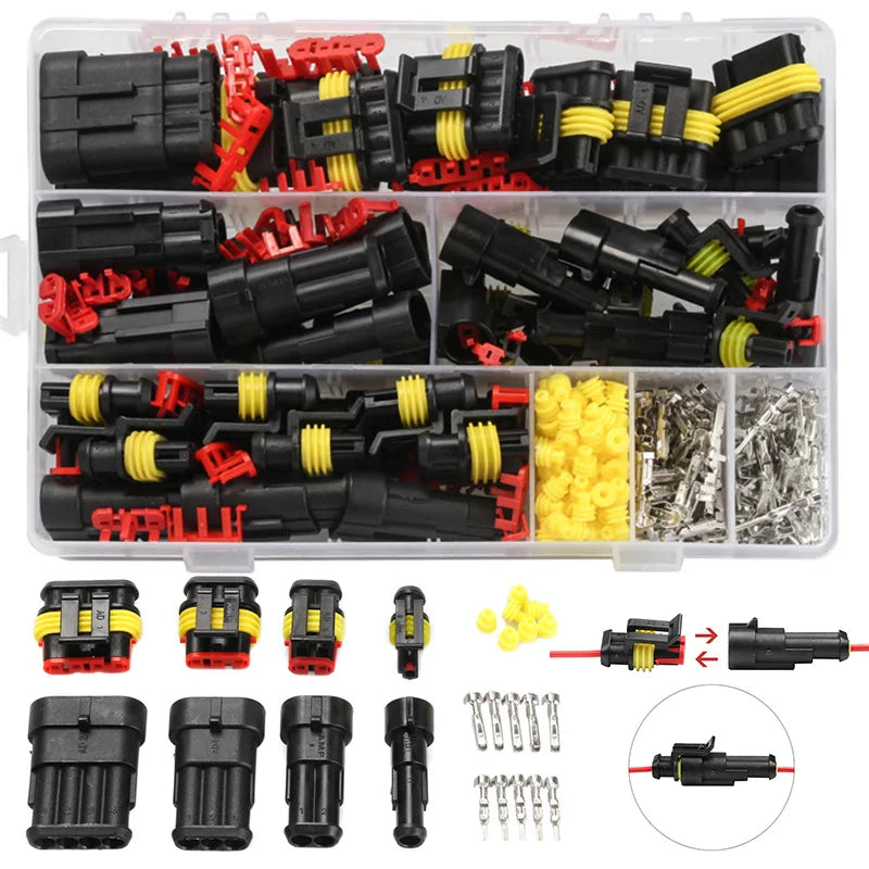 kit Conectores à prova d'água 1/2/3/4