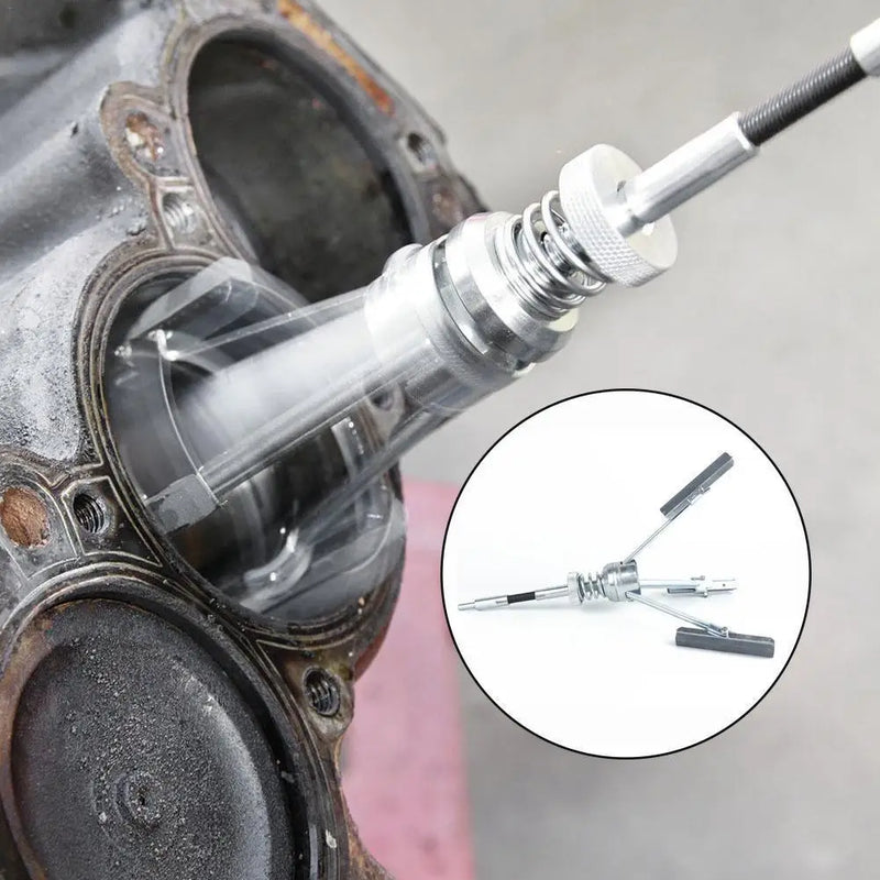 Lixadeira de Cilindro de Carro Aço Inoxidável Três Mandíbulas 51-177mm