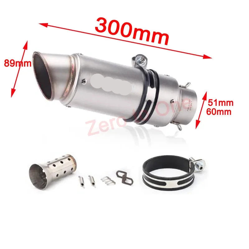 Ponterira de Escapamento Universal Para Yamaha R1 R3 CBR600RR R6 Ninja 400 Z800 Z900 Z1000 MT07
