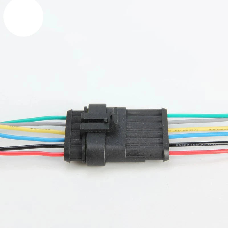 Conectores elétricos automotivos à prova d'água de 2 pinos