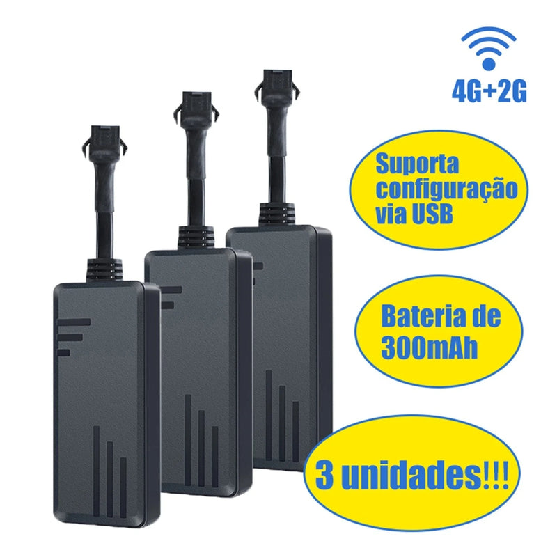 Rastreador localizador em tempo real com 3 un.