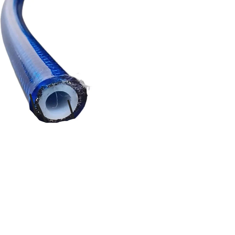 Mangueira Azul Nylon Trançado Aço Inoxidável para Motocicleta Universal