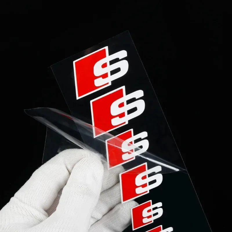 Adesivos de vinil para audi decalques de pinça