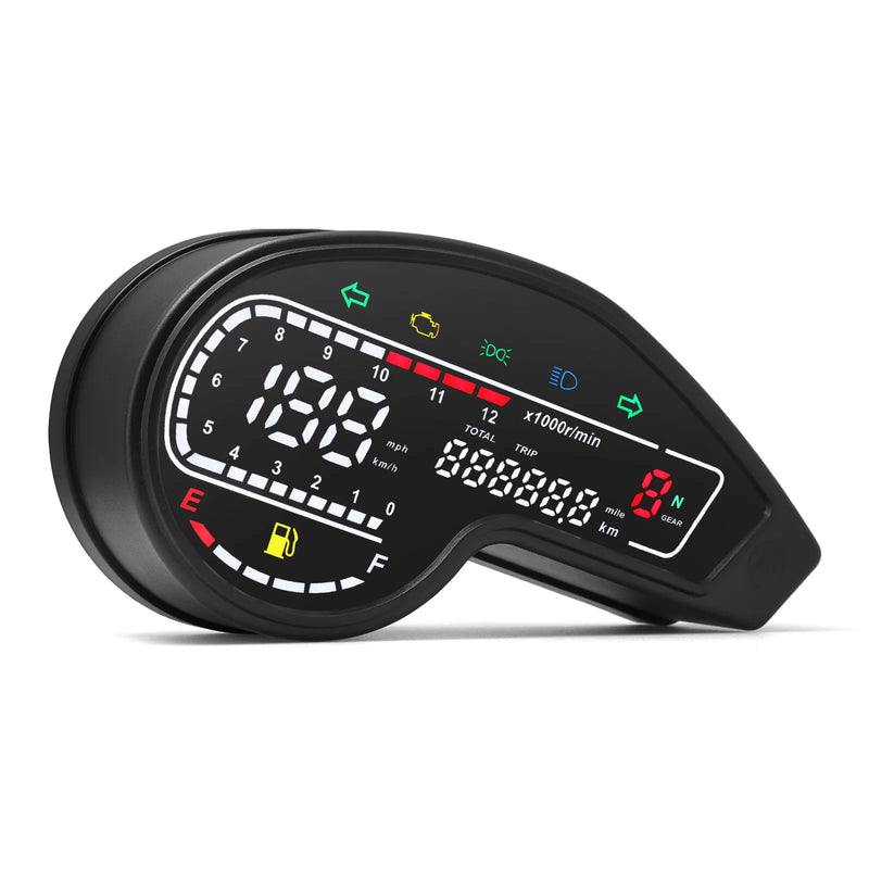 Velocímetro Painel digital Universal para Motocicletas em LED