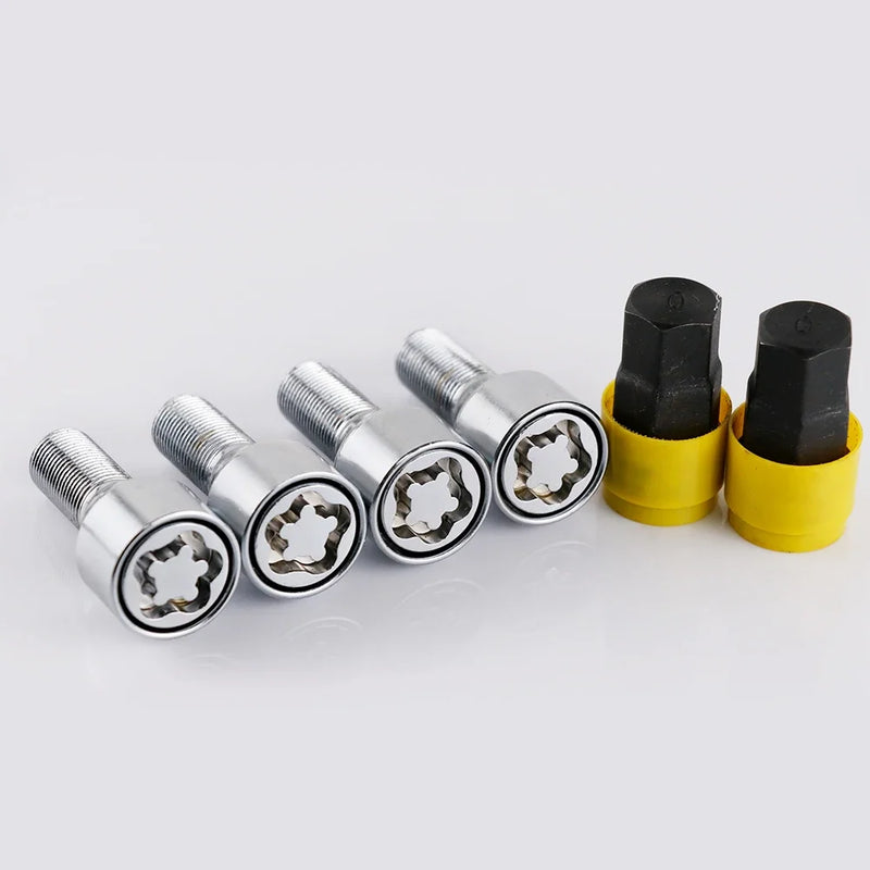 Parafusos de Travamento Anti-roubo M14X1.5 28mm Fit VW Audi