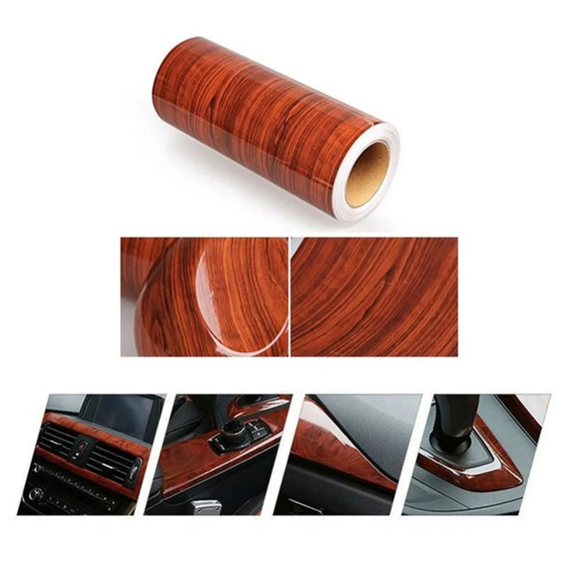 Adesivo de Cor Marrom Brilhante Alto para Carro de Vinil Universal