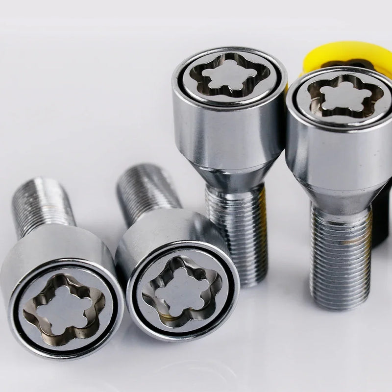 Parafusos de Travamento Anti-roubo M14X1.5 28mm Fit VW Audi