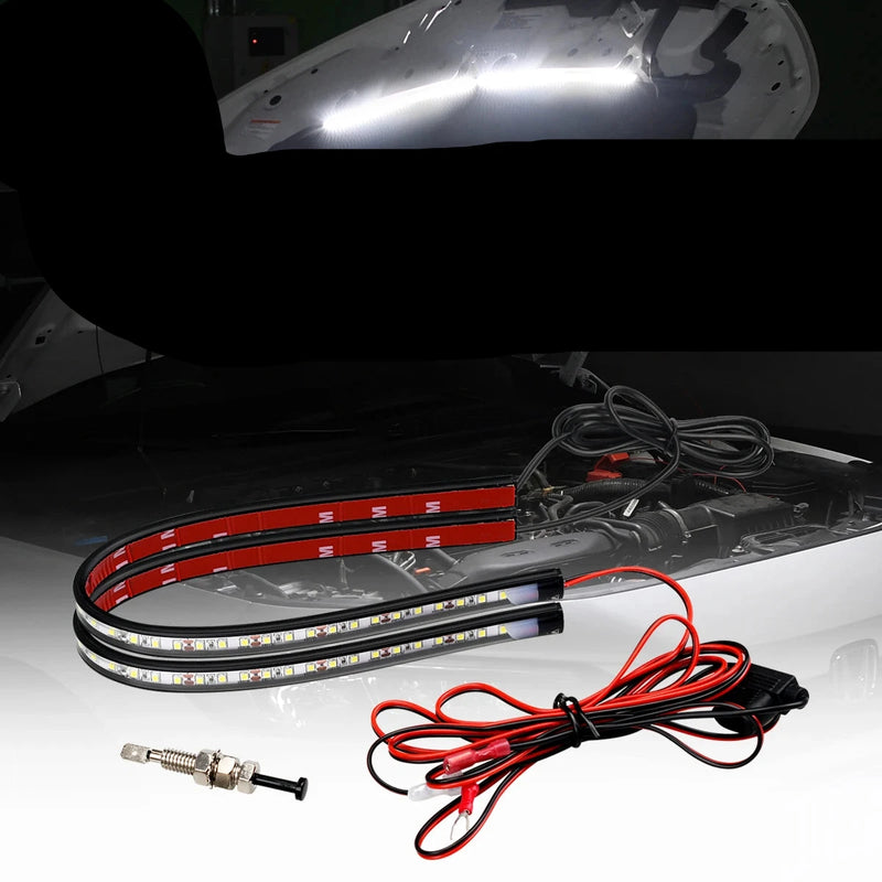 Kit de iluminação de reparo de inspeção luzes de capô de carro de LED