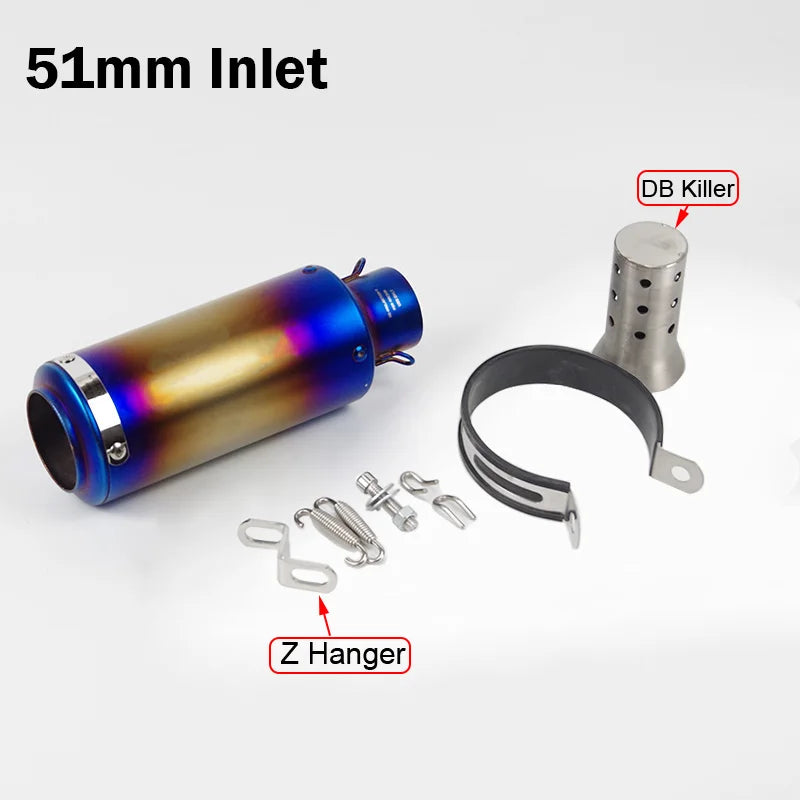 Ponteira Moto Universal 51mm 60mm para Honda Yamaha Suzuki Kawasaki