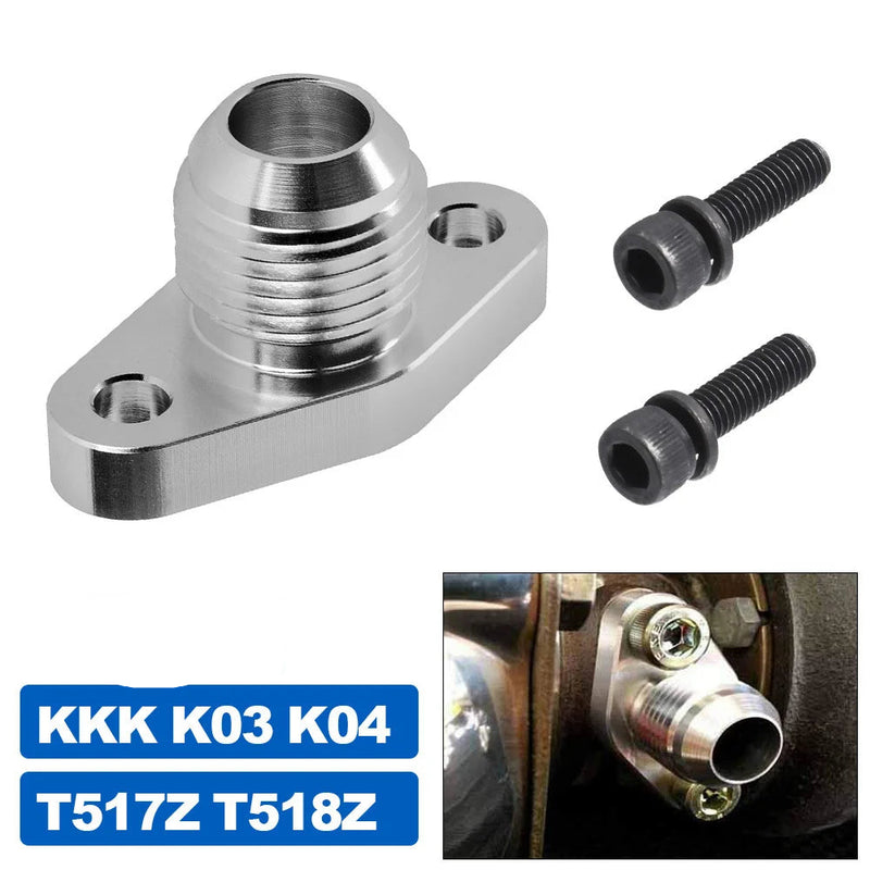 Flange Adaptador Retorno de Óleo Turbo
