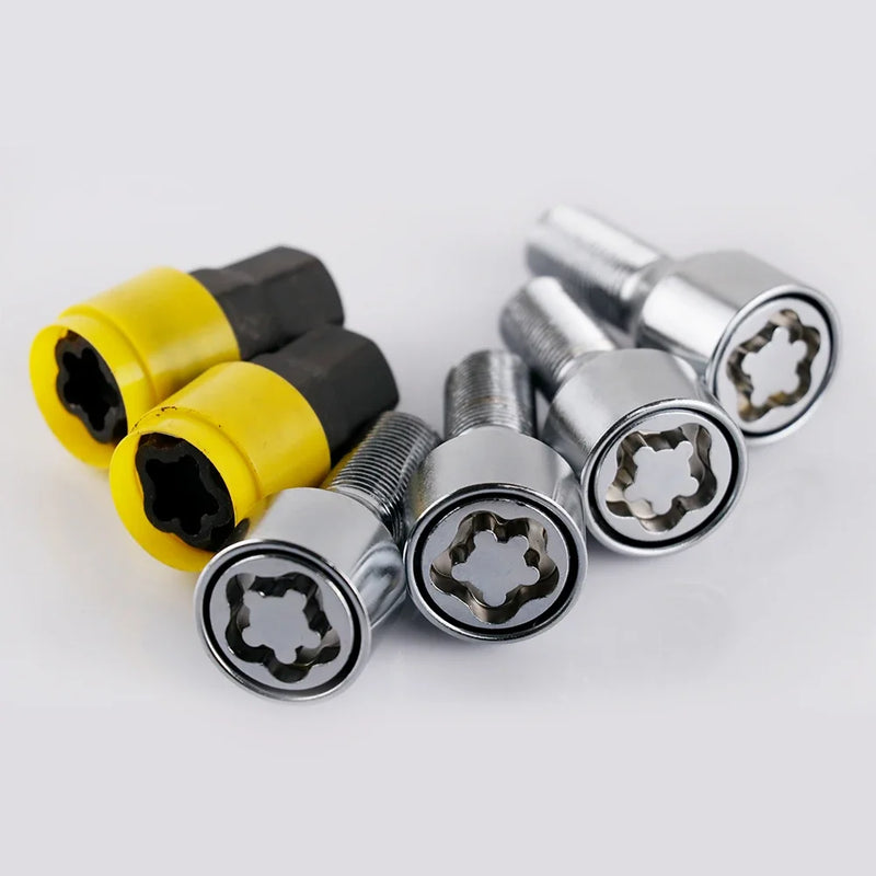 Parafusos de Travamento Anti-roubo M14X1.5 28mm Fit VW Audi