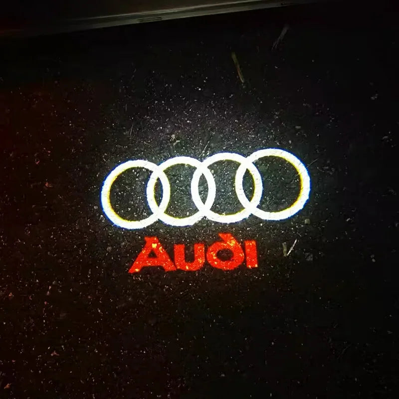 Luzes de porta de carro, projetor de logotipo HD