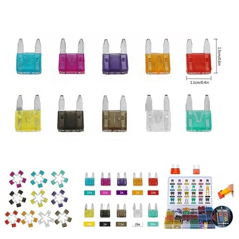 Kit de fusíveis de lâmina de fusível de carro