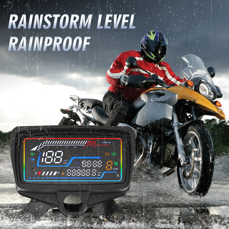 Velocímetro Painel Digital com Furo de Chave para Honda CG125-150