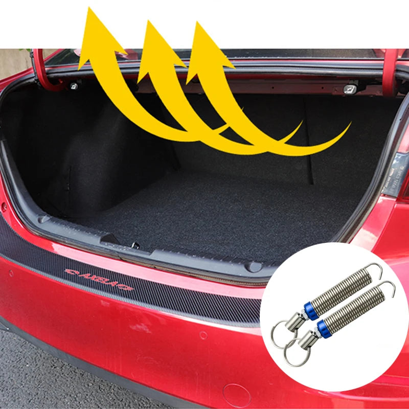 Porta-malas automático, Mola Ajustável de tração de reforço para Abertura automática.