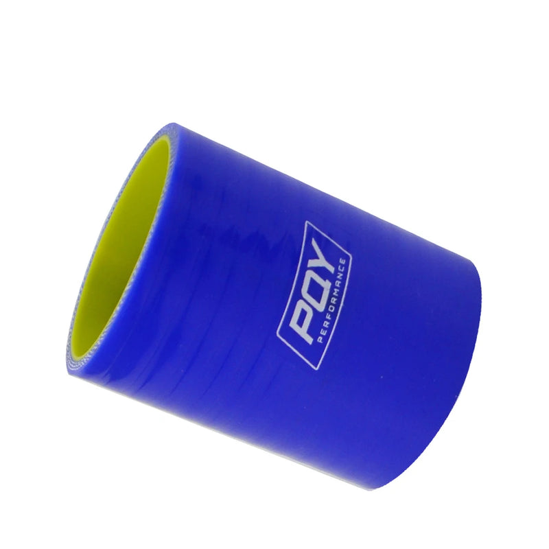 Mangueira de acoplamento de tubo de admissão de turbo intercooler de silicone reto azul e amarelo de 2" 51 mm