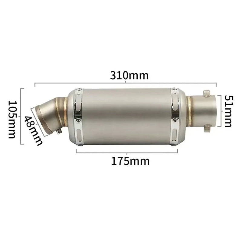 Escapamento Yoshimura Universal 51mm  PCX125 FZ1N Z900 CBR500R R6 R25 R3 R1