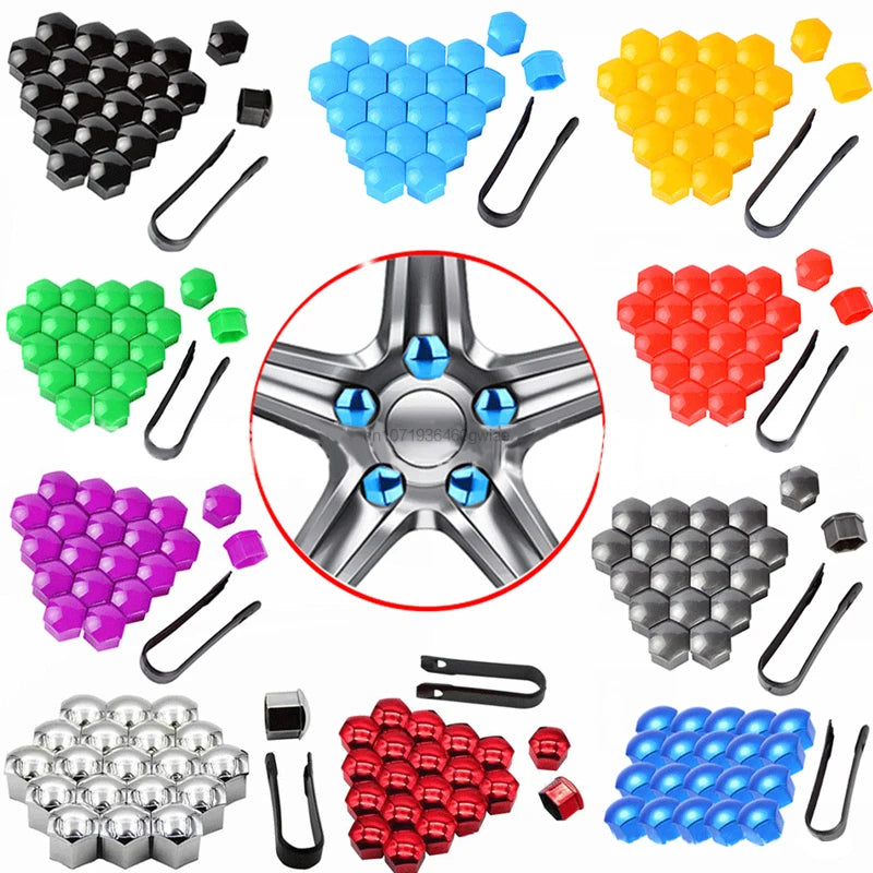 Tampas de parafuso roda de carro Novo 20Pcs 17/19/21mm