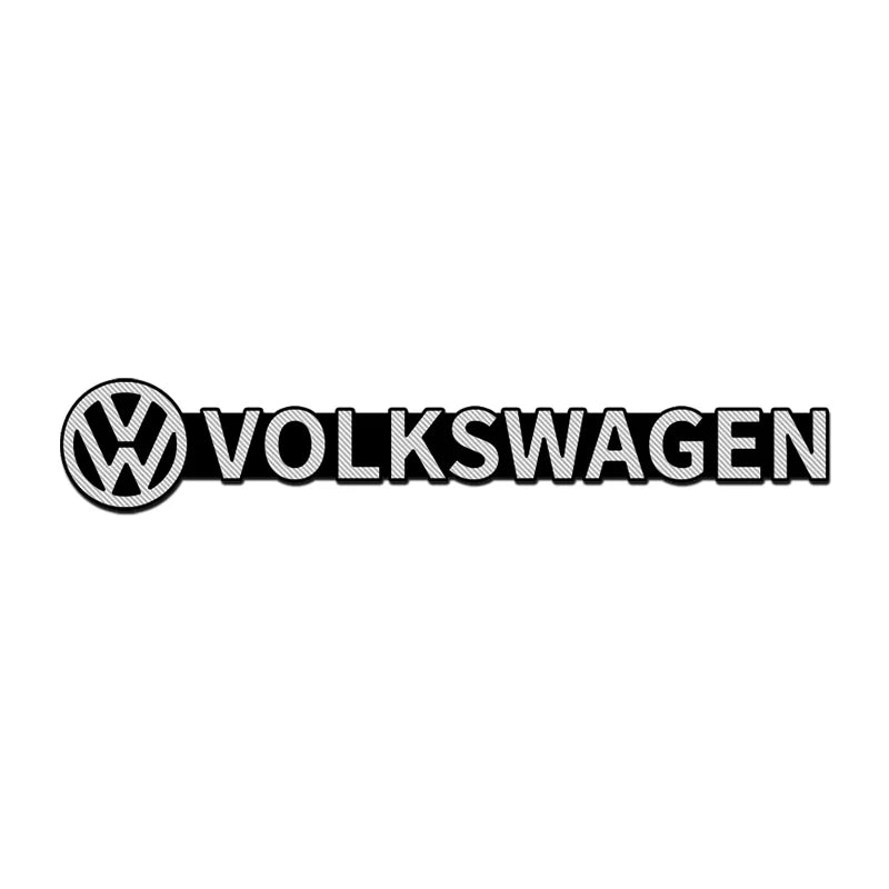 Adesivos para alto-falante de alumínio 3D VW Volkswagen Golf Polo Passat Touran 4 Peças