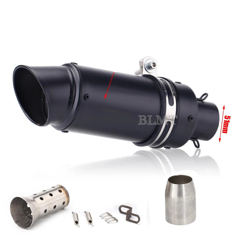 Ponteira de Escapamento Universal DB Killer 51/60mm para z900 R3 R25 MT07 MT09 R1 Z400 Z650