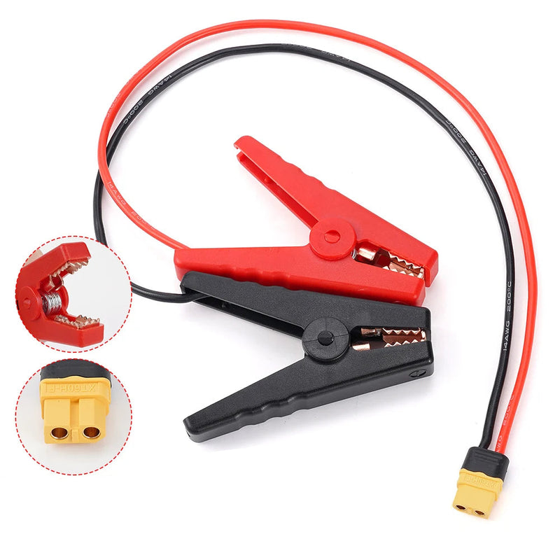 Clipe de Jacaré Para Carros Caminhões 14AWG 50cm