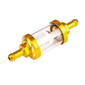 Filtro de Gasolina para Motos 8mm Vidro e Aluminio