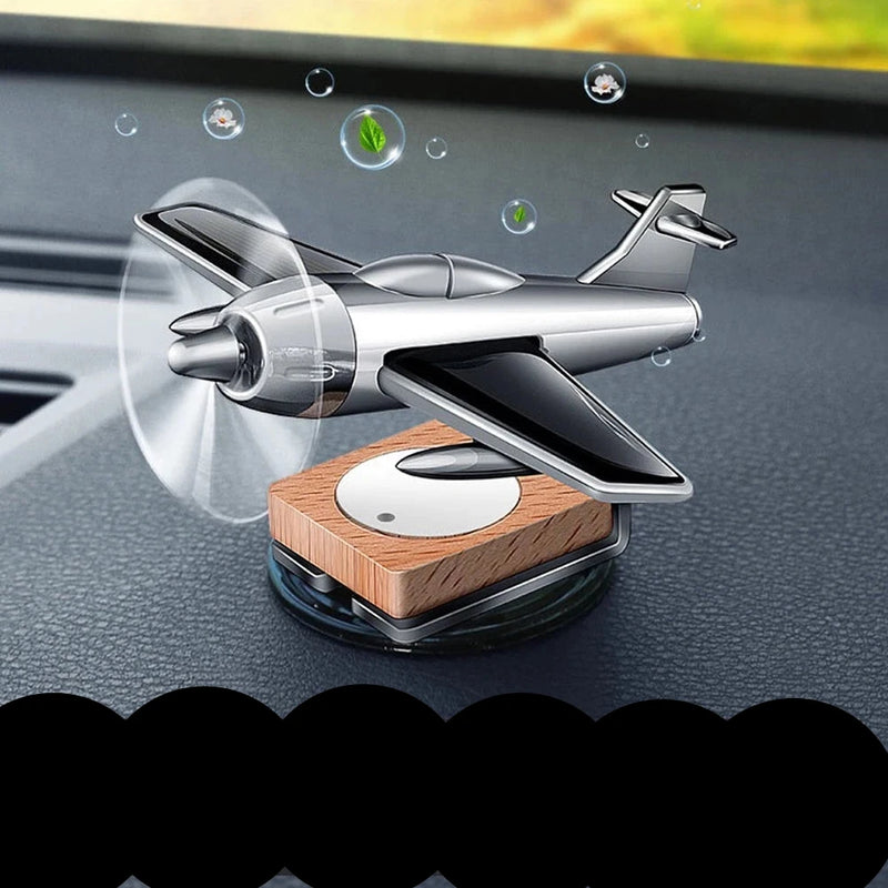 Perfume para carro Solar Rotativo Mini Decoração de aeronave