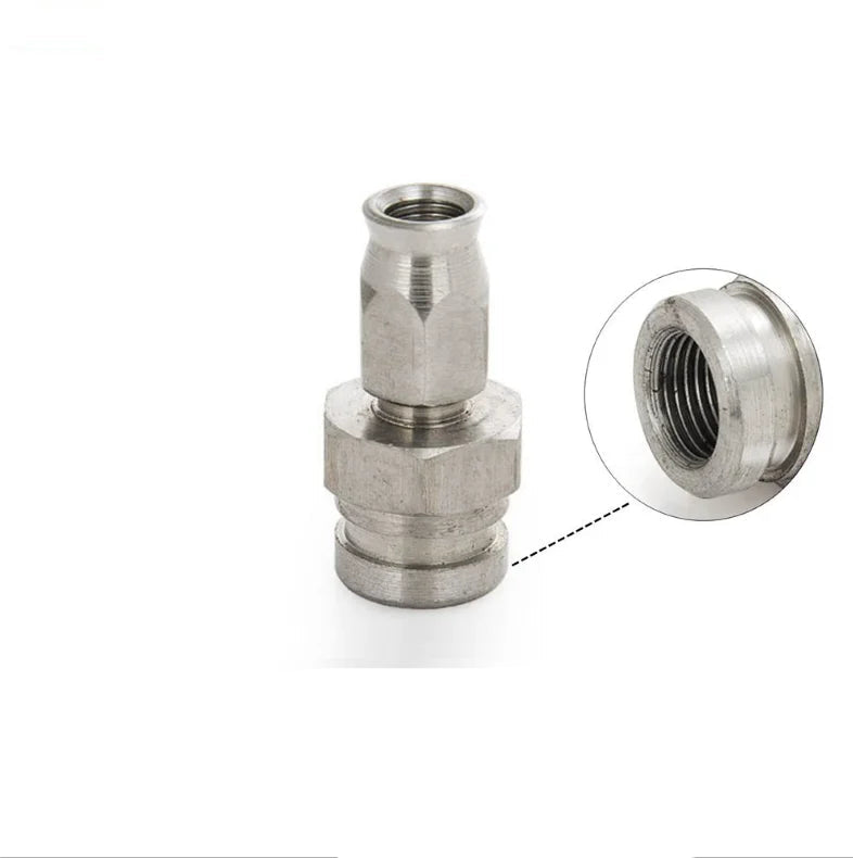 Encaixe Conector Giratória de Freio Aço Inoxidável