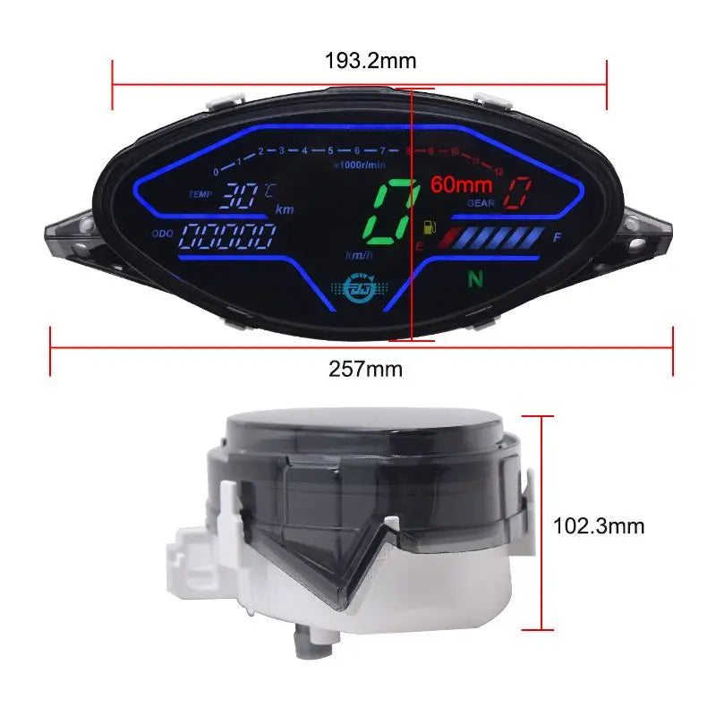 Velocimetro Painel Digital Led para BIZ100 C100