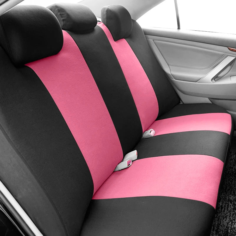 Capas de assento de carro de poliéster universal com design esportivo