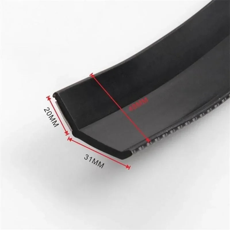 Protetor Universal de Borracha para Para-Choque Dianteiro de 2,5 m