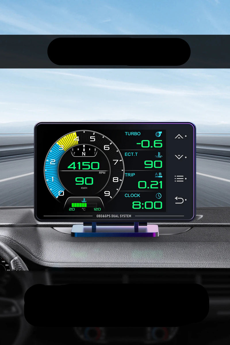 Velocimetro Painel Digital Multi-função OBD + GPS