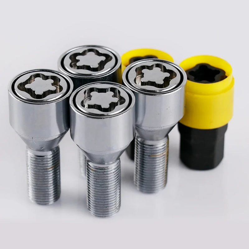 Parafusos de Travamento Anti-roubo M14X1.5 28mm Fit VW Audi