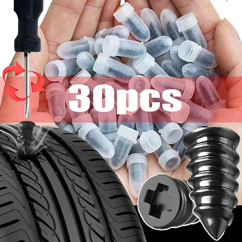 Reparo de Furo no Pneu de Carro, Motocicleta, Caminhão, Scooter e Bicicleta.
