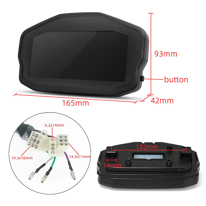 Painel,Velocimetro Digital em Led Eletrônico Universal para Motos e etc...