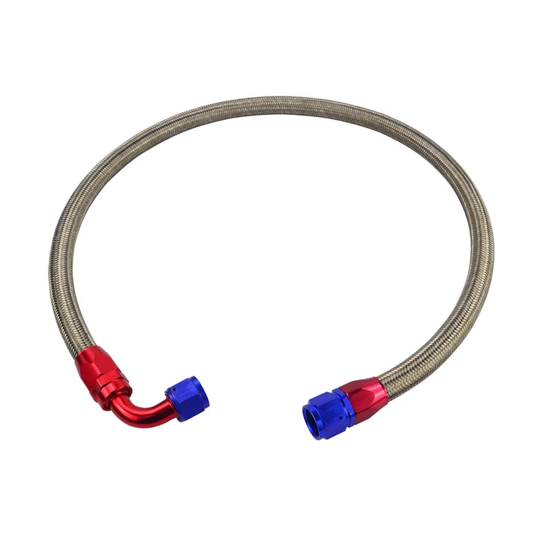 Mangueira de Pressao de Óleo em Aço Inoxidável Brained Oil Hose Line
