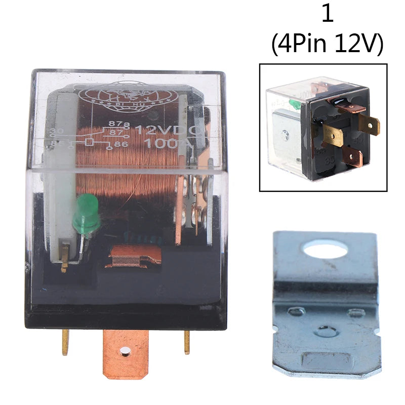 Relé Automotivo à Prova D'Água 12V 100A 1pc 5Pin 4Pin
