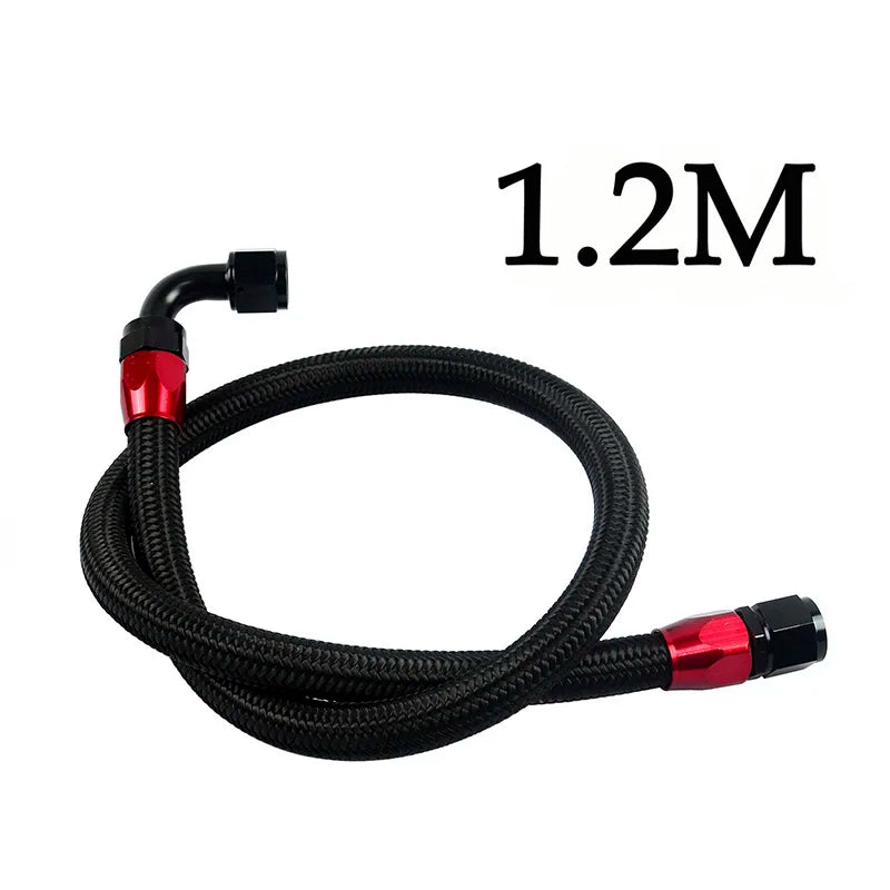 Mangueira de Pressao de Óleo em Aço Inoxidável Brained Oil Hose Line