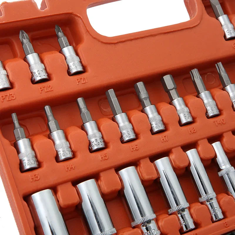 NOVO Kit de ferramentas de reparo de carro 46/53 peças